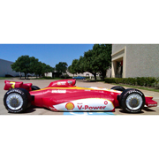 f1 inflatable car model